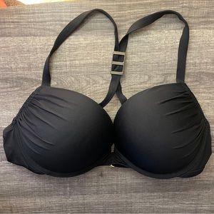 Victoria’s Secret Black Bombshell Push-Up Padded Bikini Top 38D